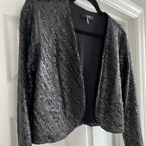 NWOT Tart Collections Black Sequined Saffron Bolero Jacket
